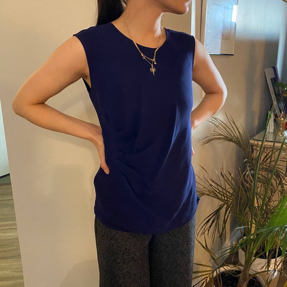 Lafayette 148 silk blouse
